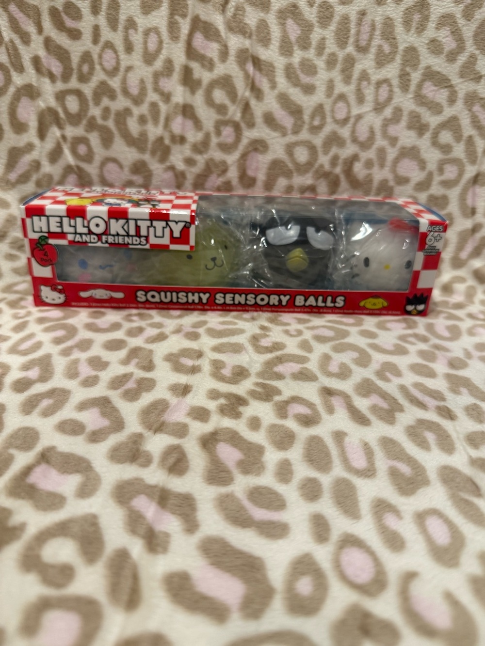 Sanrio Hello Kitty and Friends Squishy Sensory Balls 4-Count value pack.